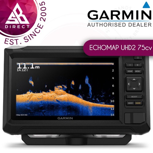 Garmin echomap uhd2 75cv - garmin, 7"