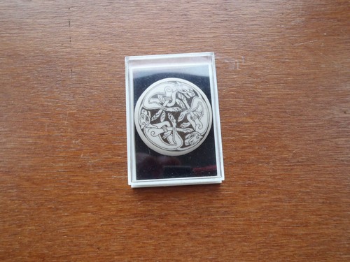 Vintage celtic brooch handmade - brooch,