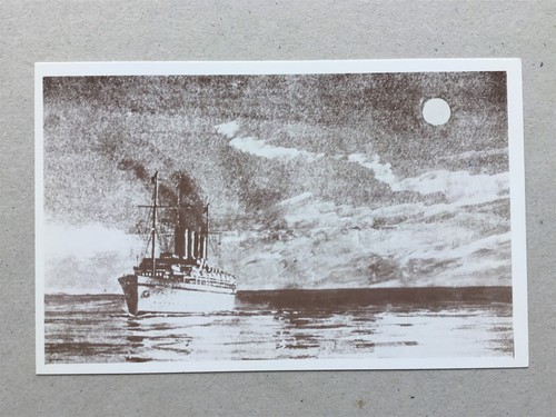 Rms titanic postcard - rms,