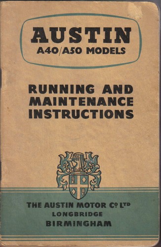 Austin a40 a50 models - austin,
