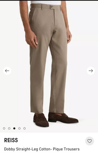 Reiss dobby pique chino - dobby,