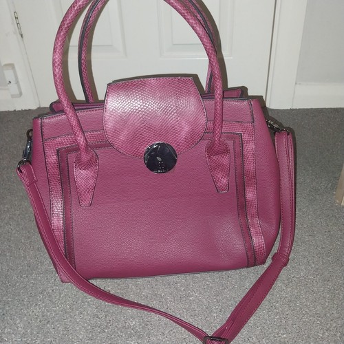 Bessie burgundy faux - burgundy, leather