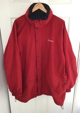 Mens Berghaus Goretex Waterproof Jacket Red Men’s XL