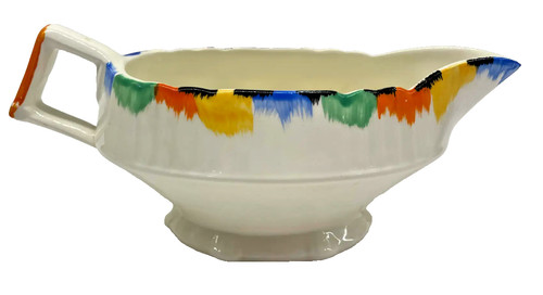 Unusual rainbow gravy boat - rainbow,