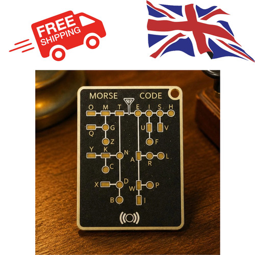 Morse code trainer card - morse,