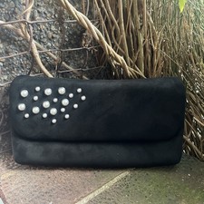 Hotter Black Pearl Clutch Bag