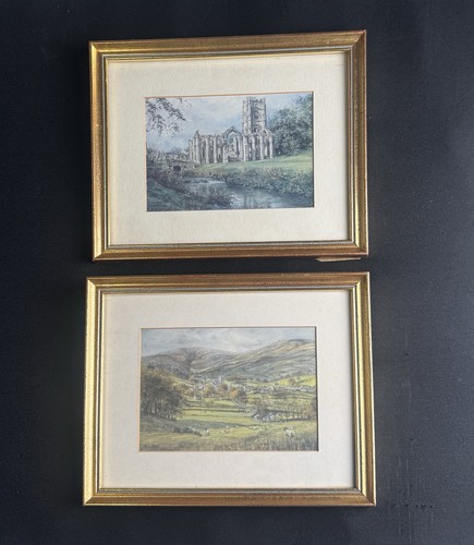 Set two vintage framed art - of,