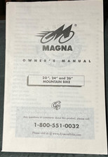 Owner's Manual for Magna 20"