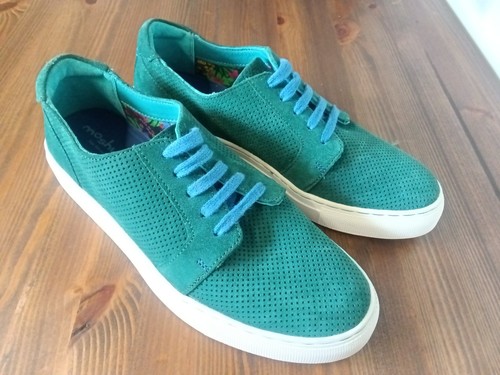 Moshulu tamarin green suede - green,