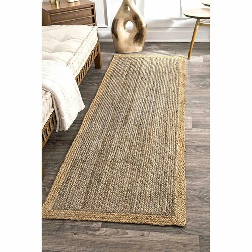 Runner rug jute 100 natural - jute, 100%
