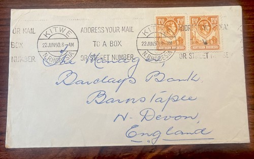 Northern rhodesia england - rhodesia, to