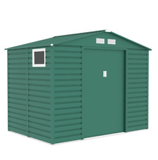 BillyOh Upton Apex Metal Shed 9x6 Green