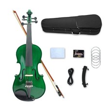Electric Violin Green 4/4 Full
