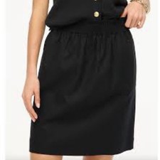 Crew cotton linen black - cotton,