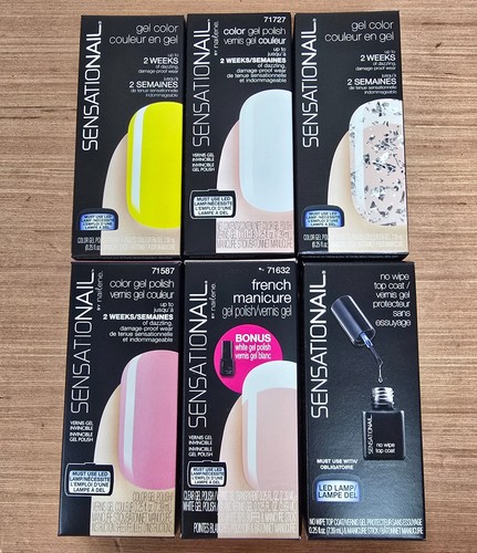 Sensationail bundle white - 6, x