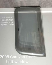 2008 Swift Plastic Caravan Window Front Left Replacement  (Abbey, Sterling)