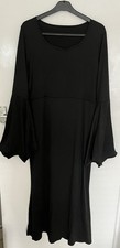 New Black Stretch Witch Halloween Maleficent Outfit Costume Dress up Size 12 14