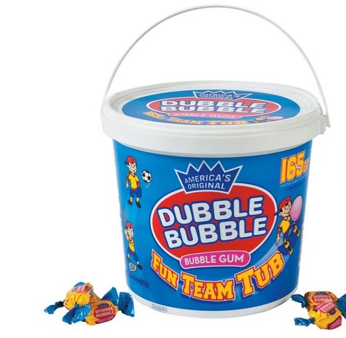 Double bubble gum team - double, tub