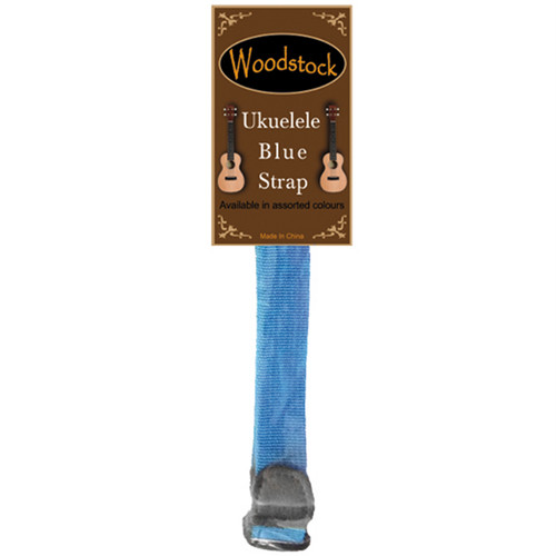 Woodstock ukulele strap blue - strap,