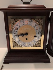 Howard Miller Large Mantel Chime Clock Kieninger Germany SEW01 5 Jewel 6 Bushing