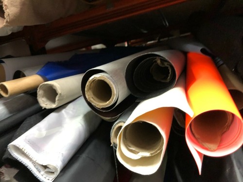 10m joblot leatherette fabric - leatherette,