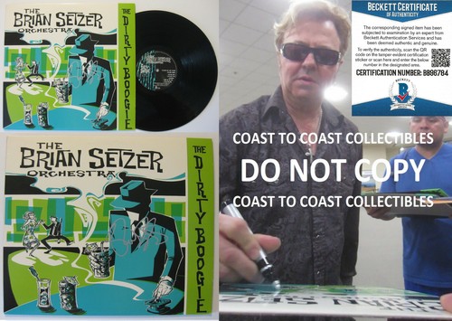 Brian setzer signed - brian,