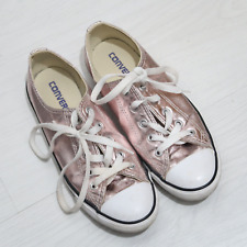 Converse All Star Shoreline Women's Size 5 Slip On Shoes Metallic Rose