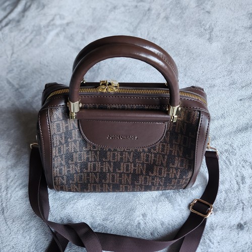 John charis brown faux leather - john,