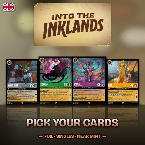 Disney lorcana cards into - disney,