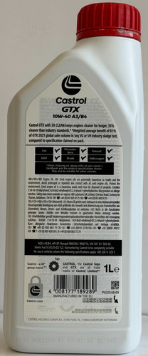 Castrol gtx 10w b4 - castrol, 10w-40