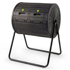 Compost bin tumbler 142l dual - bin,