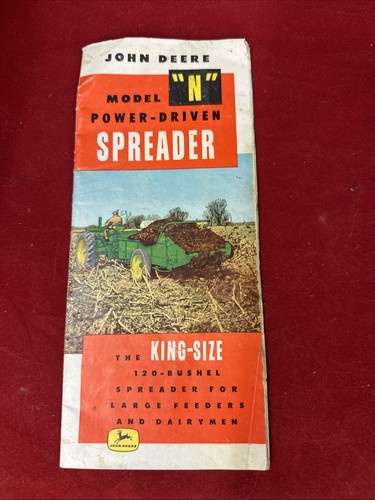 John deere model - model, "n"