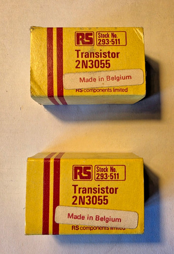 Vintage pair transistor - vintage, of