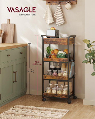 Vasagle storage trolley - vasagle,
