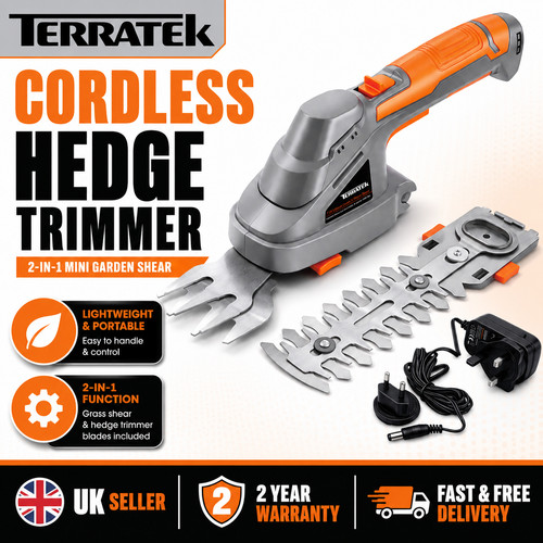 Terratek cordless hedge - terratek,