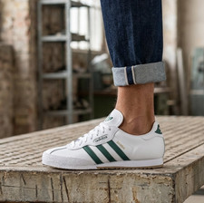Mens adidas super samba - super, white