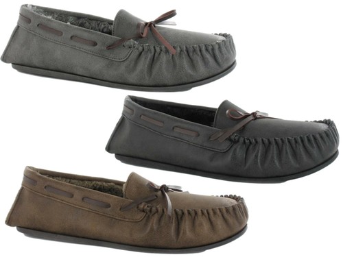 Mens mocassin slippers memory - mens,