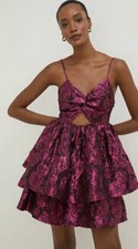 Oasis Pink Jacquard Cut-out