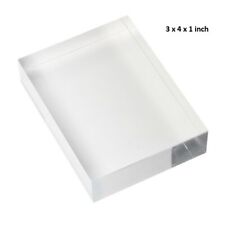 Acrylic Clear 1 Inch Blocks