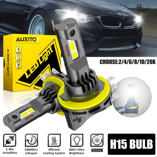 H15 led headlight bulbs kit - h15,