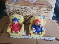 Paddington Bear On Armchair Figurine Ornament by Copyrights From 2000 X2,Boxed
