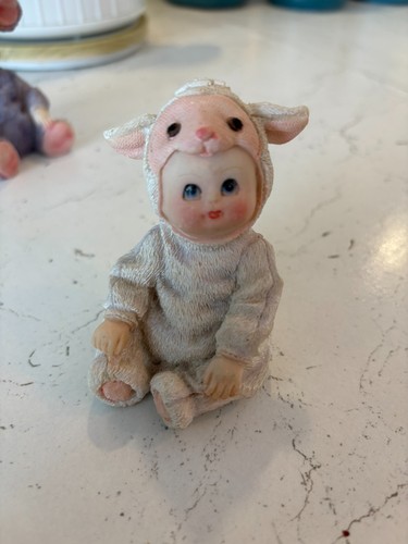 Vintage baby lamb - baby, sheep