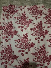 Red and Cream Curtains