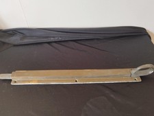 A Large Heavy Duty Antique 1920's Brass Sliding Door Bolt Lock  Cinema/Shop