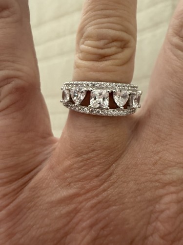 Qvc diamonique sterling silver - qvc,