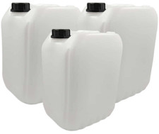 3 x 25L LITRE PLASTIC WATER