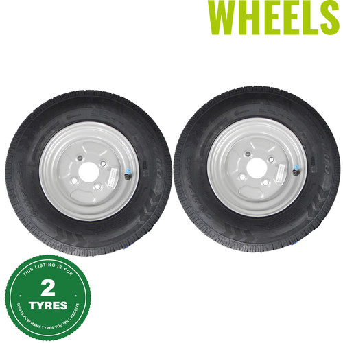 145r10 84n trailer wheel - 2x, &