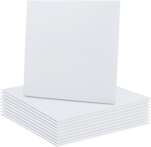 Benecreat white corrugated - white,