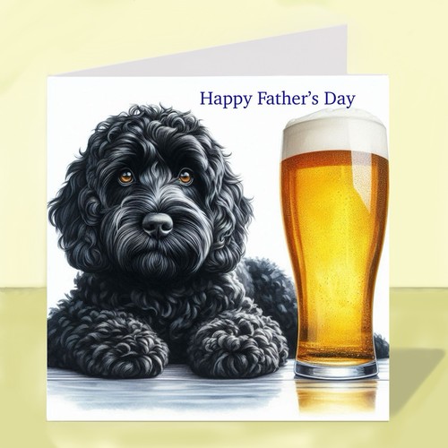 Black cockapoo dog father - black,