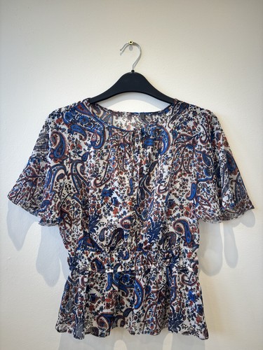 Women paisley print peplum - women's,